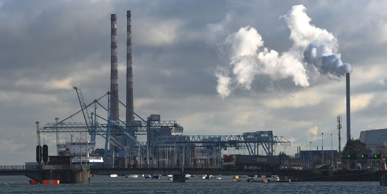 Green fuel: the Dublin waste-to-energy facility at Poolbeg will turn 600,000 tonnes of landfill into enough electricity to power 100,000 homes
