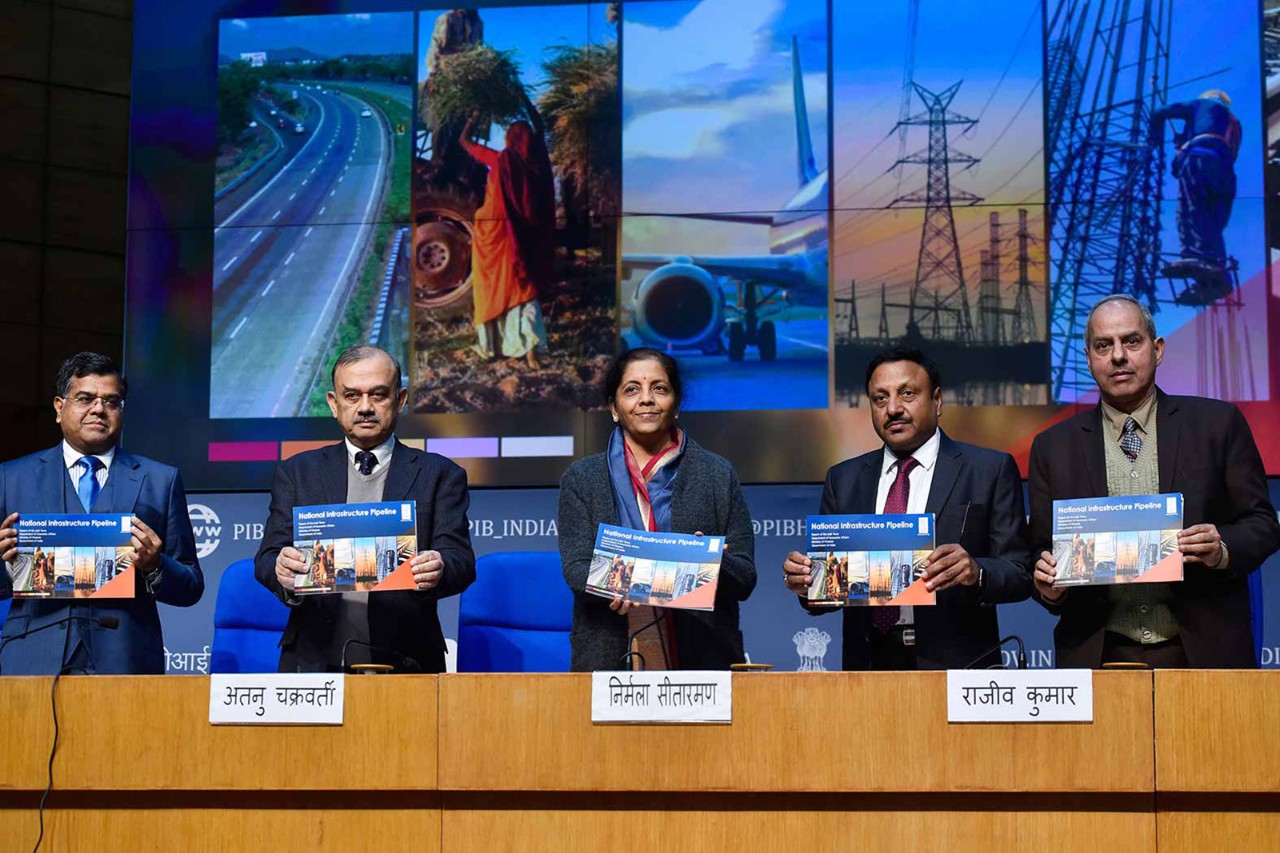 India officially launches its National Infrastructure Pipeline, December 2019