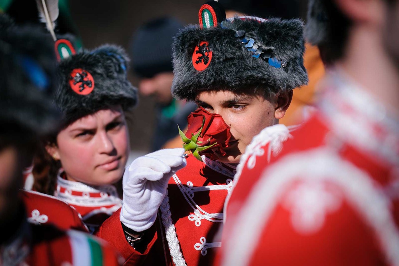 National Holiday celebrations at Shipka peak, Bulgaria